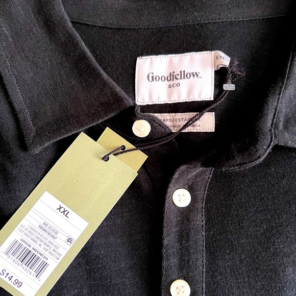 Goodfellow Black Polo - Picture 3 of 3